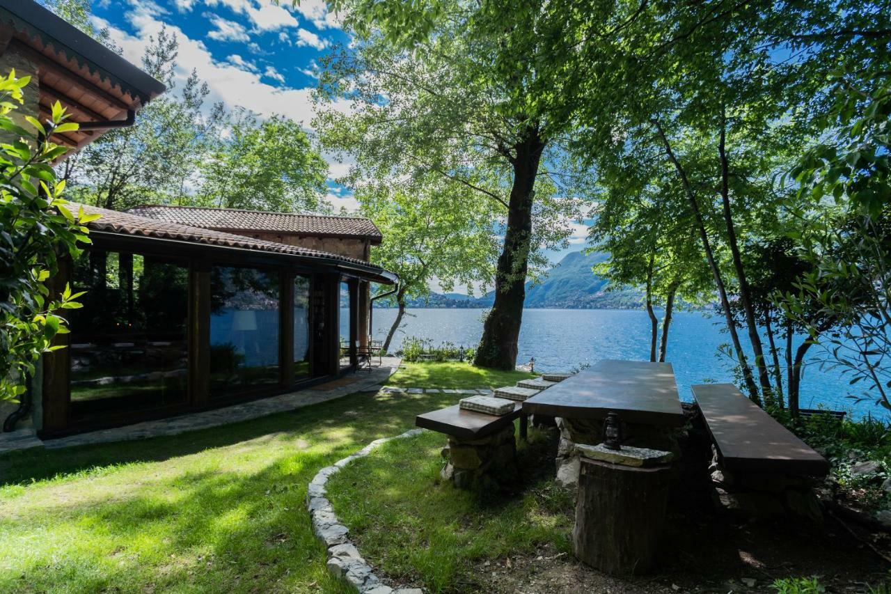 The Writer'S Nest Waterfront Villa By Rent All Como Faggeto Lario Extérieur photo