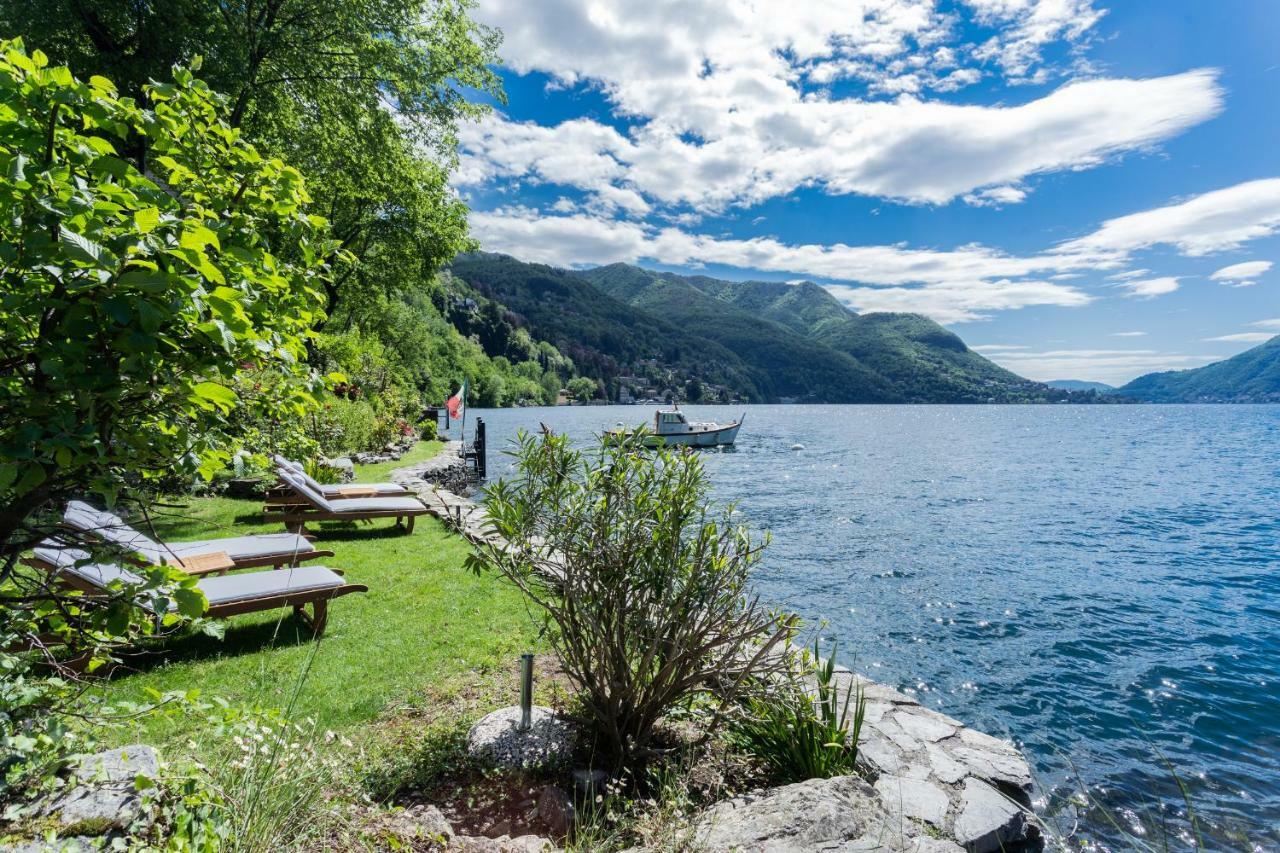 The Writer'S Nest Waterfront Villa By Rent All Como Faggeto Lario Extérieur photo