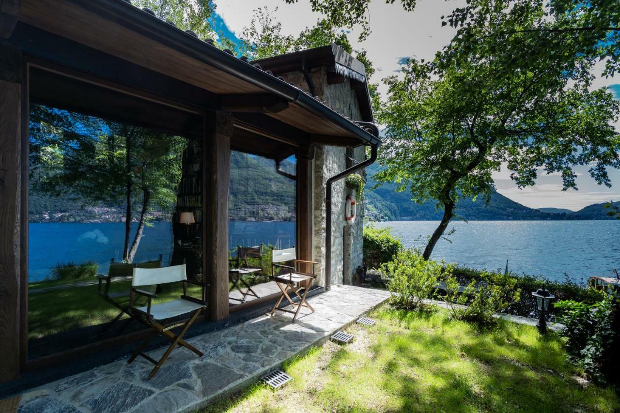 The Writer'S Nest Waterfront Villa By Rent All Como Faggeto Lario Extérieur photo