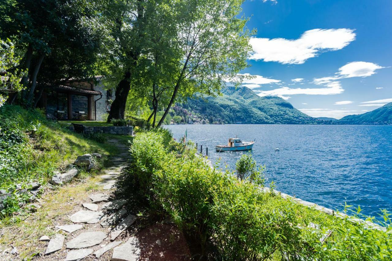 The Writer'S Nest Waterfront Villa By Rent All Como Faggeto Lario Extérieur photo